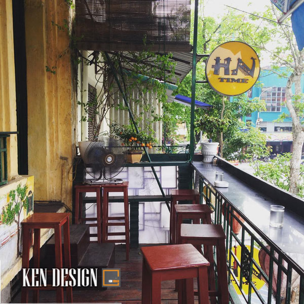 Thiết kế quán cafe view Hồ Gươm